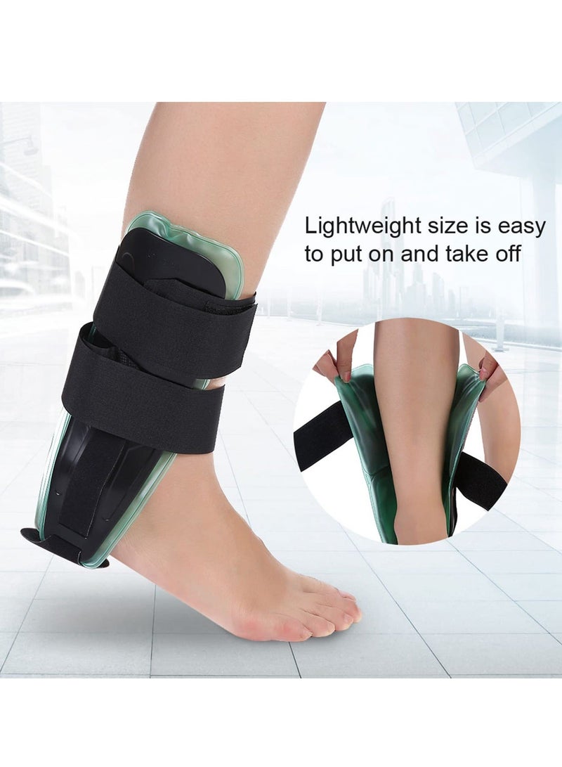 Adjustable Air Gel Ankle Brace Stirrup Splint with Hot/ Cold Therapy for Sprains Tendonitis, and Sports Injuries - Universal Fit - Image 3